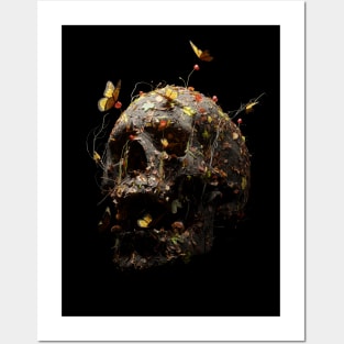 Autumn Skull Posters and Art